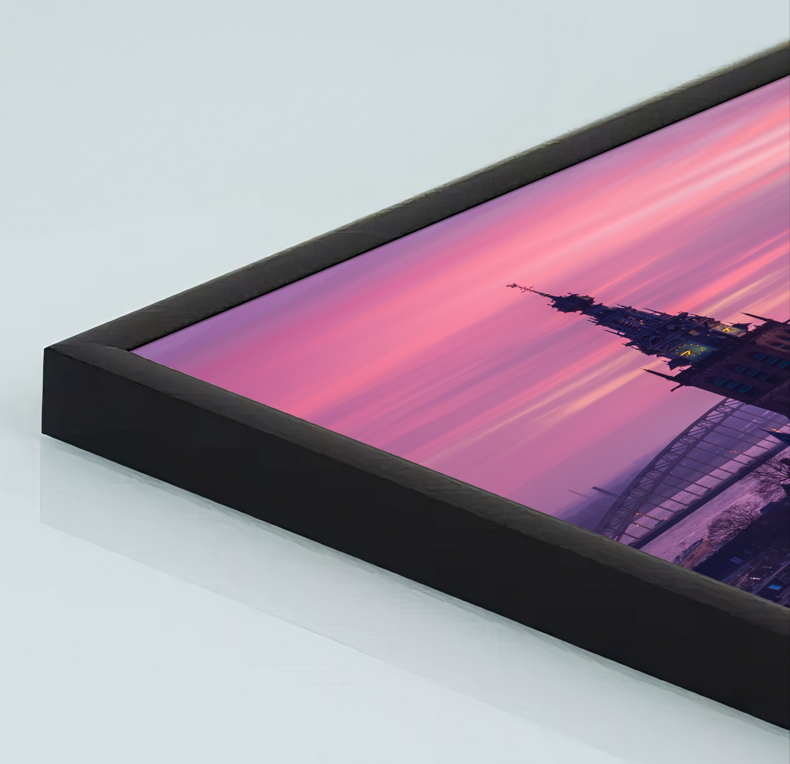Luxe Aluminium Fotolijst (Mat Zwart)