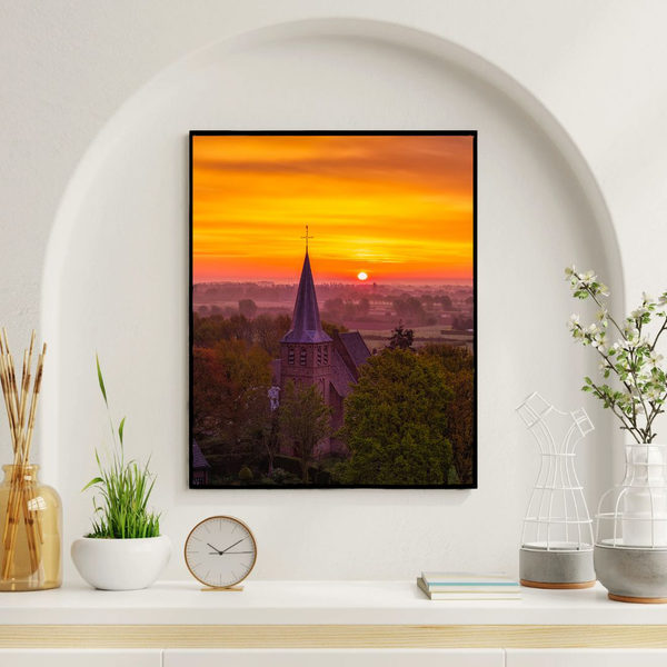 Luxe Aluminium Fotolijst (Mat Zwart)