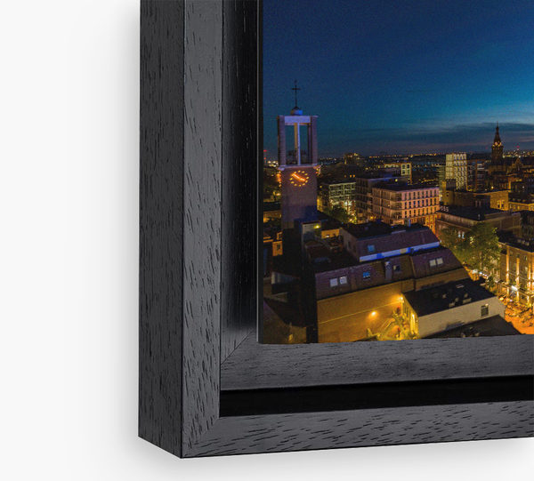 Dibond Premium incl. baklijst Drone Paul Beckers Nijmegen