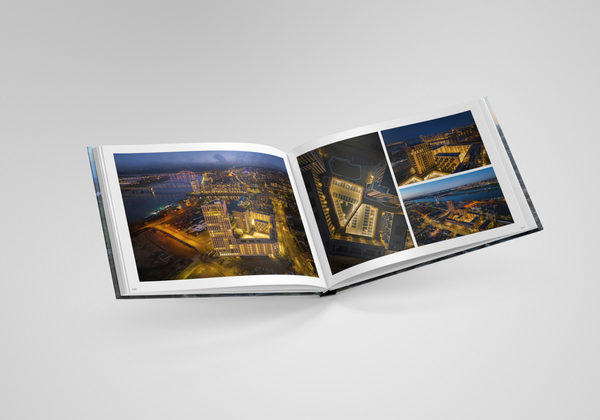 Hardcover boek Nijmegen van boven door Drone Paul Beckers