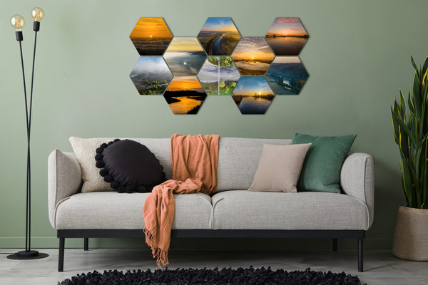 Nijmeegse Hexagons 30cm