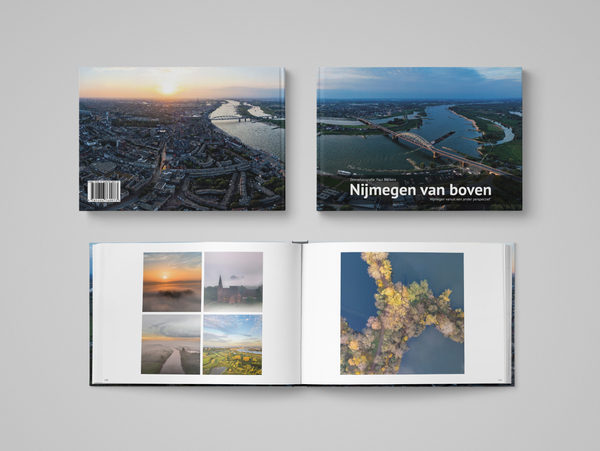 Hardcover boek Nijmegen van boven door Drone Paul Beckers