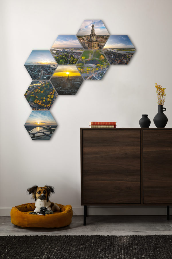 Nijmeegse Hexagons 30cm