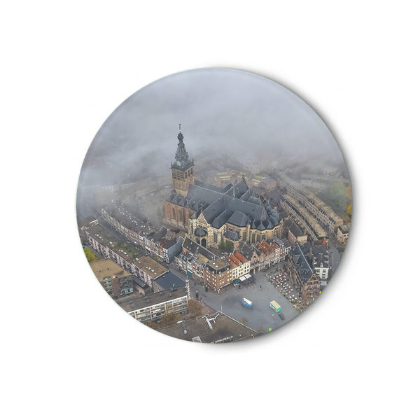 Nijmeegse onderzetters van glas door Drone Paul Beckers