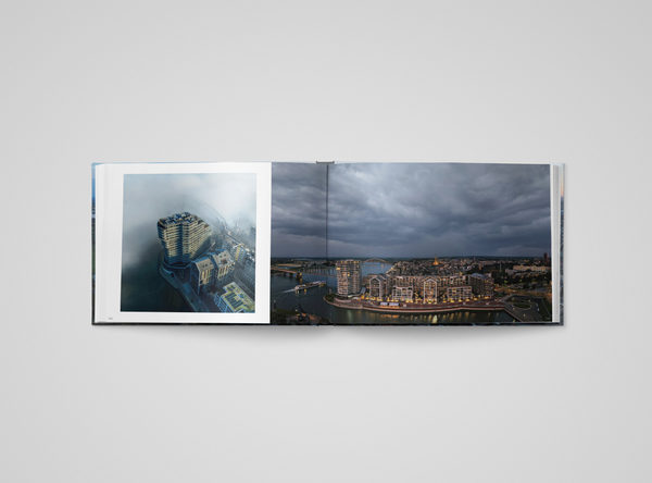 Hardcover boek Nijmegen van boven door Drone Paul Beckers