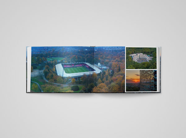 Hardcover boek Nijmegen van boven door Drone Paul Beckers