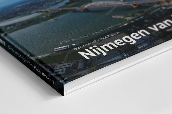 Hardcover boek Nijmegen van boven door Drone Paul Beckers