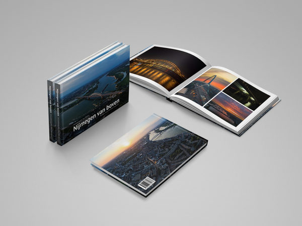 Hardcover boek Nijmegen van boven door Drone Paul Beckers