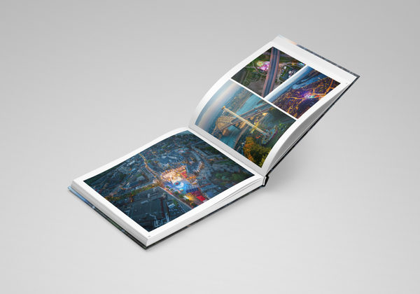Hardcover boek Nijmegen van boven door Drone Paul Beckers