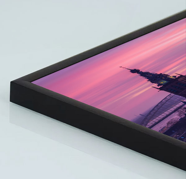 Luxe Aluminium Fotolijst (Mat Zwart)