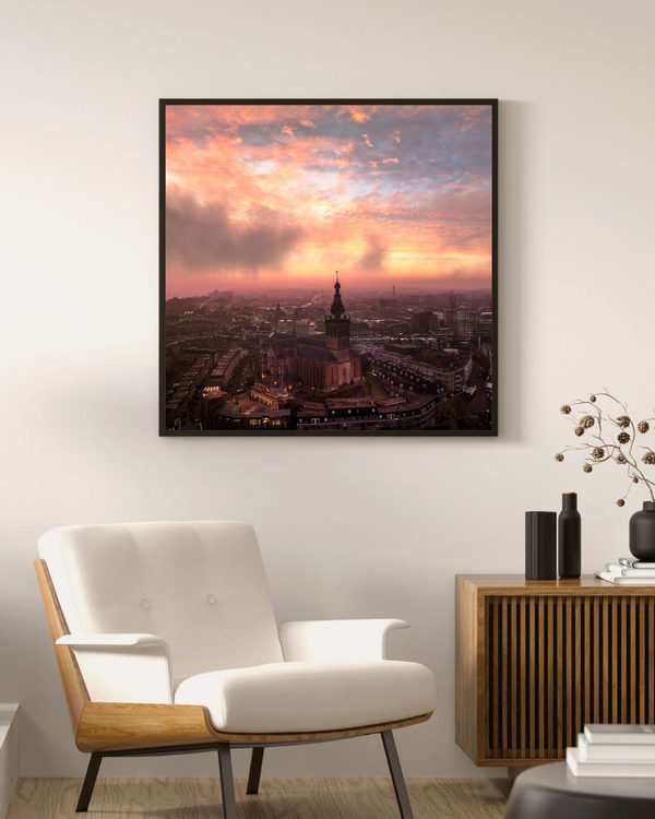 Luxe Aluminium Fotolijst (Mat Zwart)