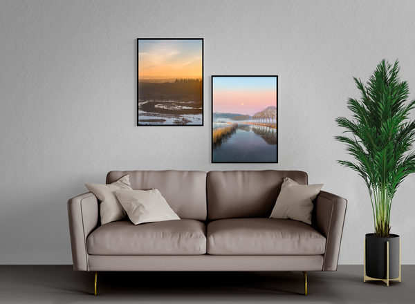 Luxe Aluminium Fotolijst (Mat Zwart)