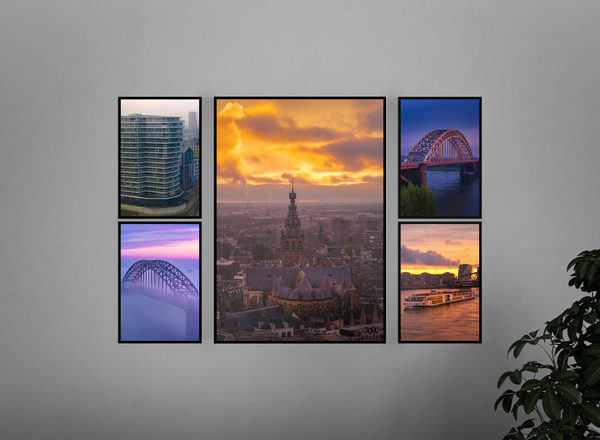 Luxe Aluminium Fotolijst (Mat Zwart)