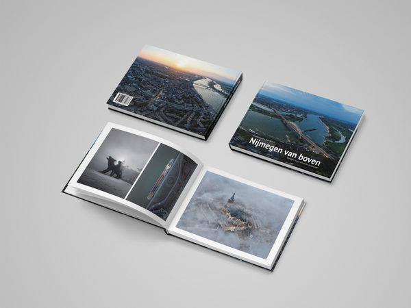 Hardcover boek Nijmegen van boven door Drone Paul Beckers