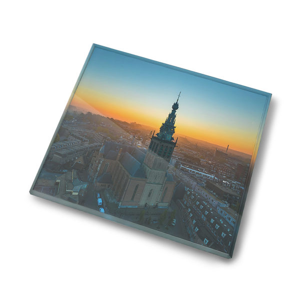 Nijmeegse onderzetters van glas door Drone Paul Beckers