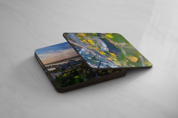 Houten Nijmeegse onderzetters