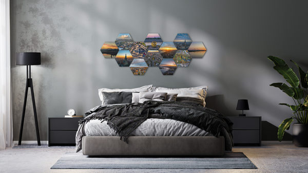 Nijmeegse Hexagons 30cm